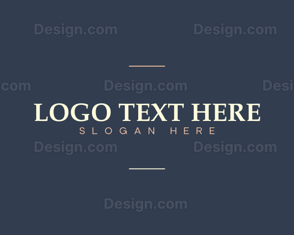 Generic Elegant Wordmark Logo