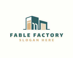 Stockroom Factory Warehouse  logo design