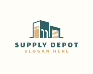 Stockroom Factory Warehouse  logo design