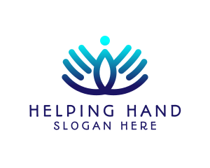 Helping Hands Charity logo design