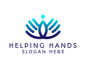 Helping Hands Charity logo design