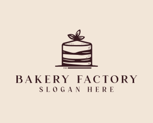 Cake Bakery Dessert logo design