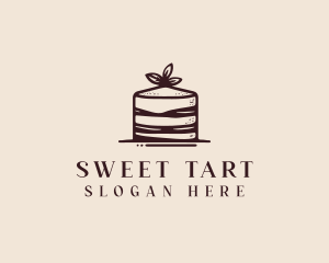 Cake Bakery Dessert logo design