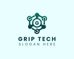 Digital Cyber Technology logo design