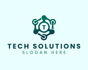 Digital Cyber Technology logo design