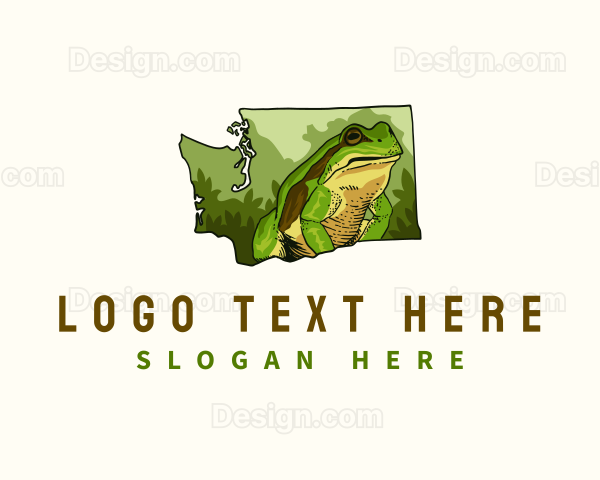 Washington Wildlife Frog Logo