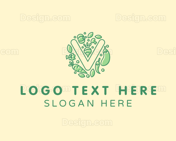 Healthy Vegetable Farm Logo