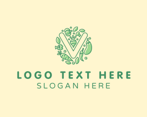 Healthy Vegetable Farm Logo