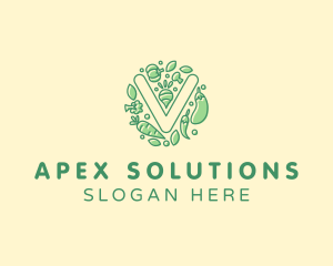 Healthy Vegetable Farm logo design