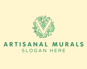 Healthy Vegetable Farm logo design