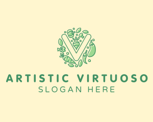 Healthy Vegetable Farm logo design