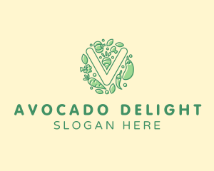 Healthy Vegetable Farm logo design