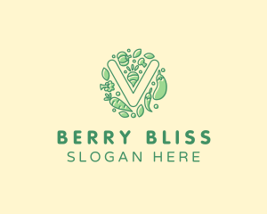 Healthy Vegetable Farm logo design