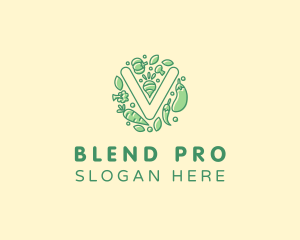 Healthy Vegetable Farm logo design