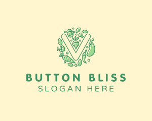 Healthy Vegetable Farm logo design