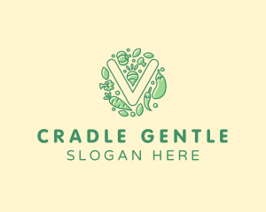 Healthy Vegetable Farm logo design