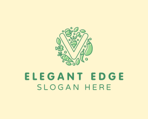 Healthy Vegetable Farm logo design