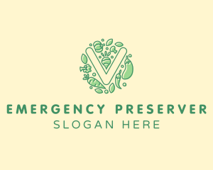 Healthy Vegetable Farm logo design