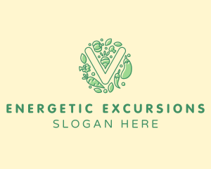 Healthy Vegetable Farm logo design