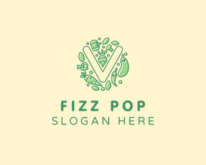 Healthy Vegetable Farm logo design