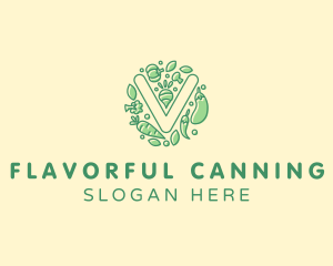 Healthy Vegetable Farm logo design