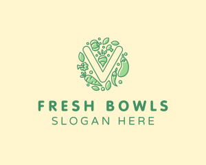 Healthy Vegetable Farm logo design