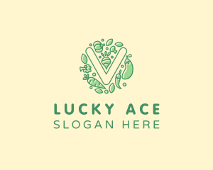 Healthy Vegetable Farm logo design