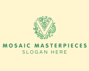 Healthy Vegetable Farm logo design