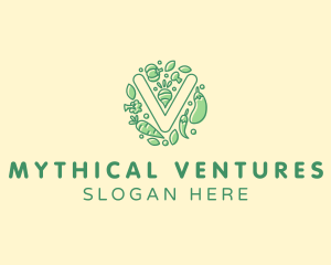 Healthy Vegetable Farm logo design