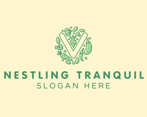 Healthy Vegetable Farm logo design