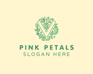 Healthy Vegetable Farm logo design