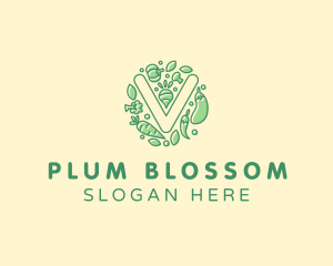 Healthy Vegetable Farm logo design