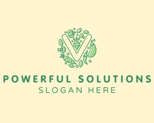 Healthy Vegetable Farm logo design