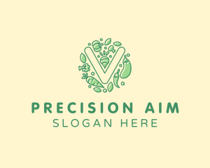 Healthy Vegetable Farm logo design