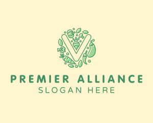 Healthy Vegetable Farm logo design