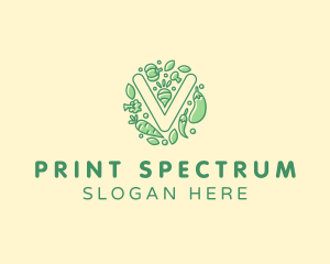 Healthy Vegetable Farm logo design