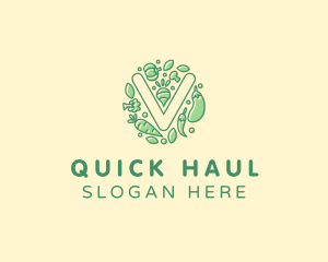 Healthy Vegetable Farm logo design