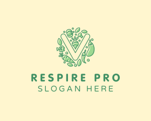 Healthy Vegetable Farm logo design