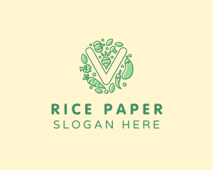 Healthy Vegetable Farm logo design