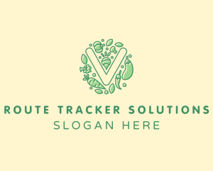 Healthy Vegetable Farm logo design