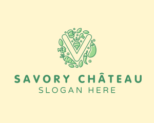 Healthy Vegetable Farm logo design