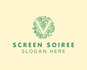 Healthy Vegetable Farm logo design