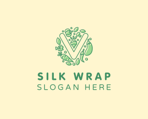 Healthy Vegetable Farm logo design