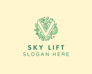 Healthy Vegetable Farm logo design