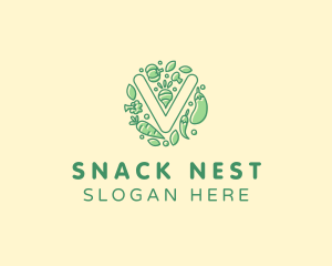 Healthy Vegetable Farm logo design