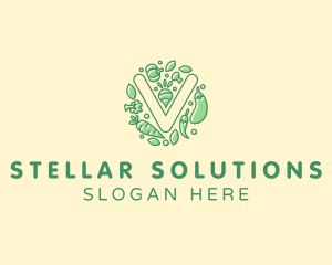 Healthy Vegetable Farm logo design