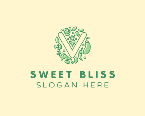 Healthy Vegetable Farm logo design