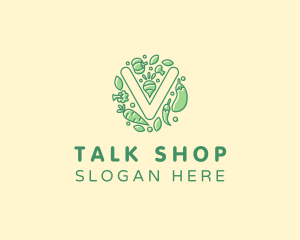 Healthy Vegetable Farm logo design