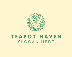 Healthy Vegetable Farm logo design