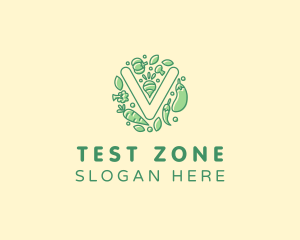 Healthy Vegetable Farm logo design